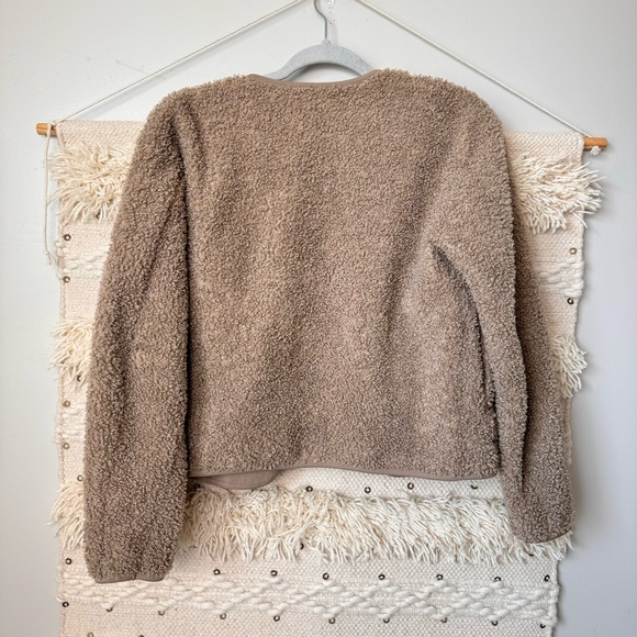 Uniqlo Beige Teddy Bear Jacket XS - Picture 5 of 6